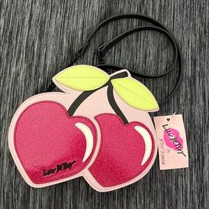 🍒 Betsey Johnson Cherry LBBRYN Crossbody Purse. New with tags!